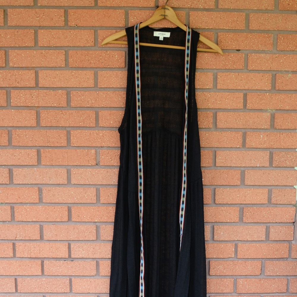 Umgee- Black Tribal/Boho Duster